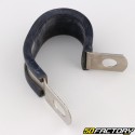 Articulated clamp for hose or cable Ã˜25 mm black
