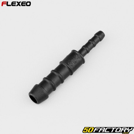 Conector de mangueira reta Ã˜8-4 mm Flexeo preto