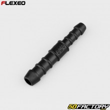 Raccord de durites droit Ø8-6 mm Flexeo noir