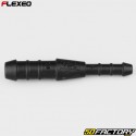 Straight hose connector Ã˜10-6 mm Flexeo black