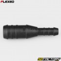 Raccord de durites droit Ø18-10 mm Flexeo noir