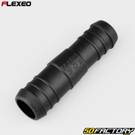 Raccord de durites droit Ø20-18 mm Flexeo noir