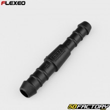 Raccord de durites droit Ø10-8 mm Flexeo noir