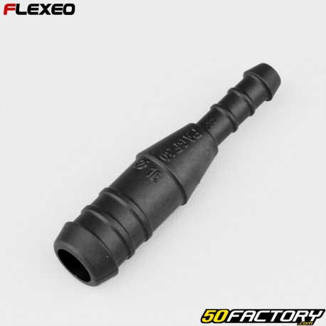 Straight hose connector Ã˜16-8 mm Flexeo black