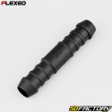 Raccordo diritto Ø12 mm Flexeo nero