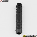 Raccordo diritto Ø12 mm Flexeo nero