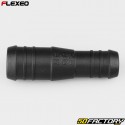 Straight hose connector Ã˜22-18 mm Flexeo black