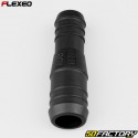 Straight hose connector Ã˜22-18 mm Flexeo black