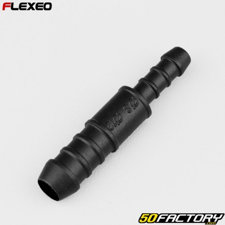 Conector de mangueira reta Ã˜12-8 mm Flexeo preto