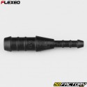 Straight hose connector Ã˜12-6 mm Flexeo black