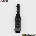 Straight hose connector Ã˜12-6 mm Flexeo black