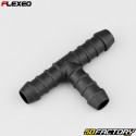 Black Flexeo Ã˜10 mm T-hose fitting