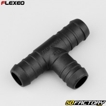 T-hose connector Ø18 mm Flexeo black