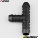 Black Flexeo Ã˜14 mm T-hose fitting