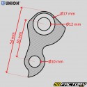 Gancio deragliatore per bicicletta Union GH-225