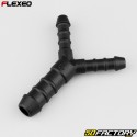 6-6-10 mm Y-shaped hose connector Flexeo black