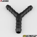 8-8-10 mm Y-shaped hose connector Flexeo black