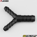 Raccord de durites en Y8-8-12 mm Flexeo noir