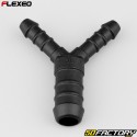 8-8-14 mm Y-shaped hose connector Flexeo black