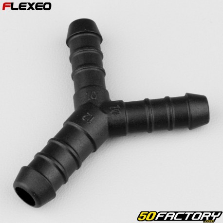 Conector de manguera en forma de Y Flexeo negro de XNUMX-XNUMX-XNUMX mm