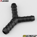10-10-12 mm Y-shaped hose connector Flexeo black