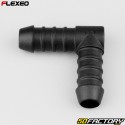 Ã˜14 mm Flexeo L-shaped hose connector black