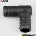 Ã˜25 mm Flexeo Conector de mangueira em forma de L preto