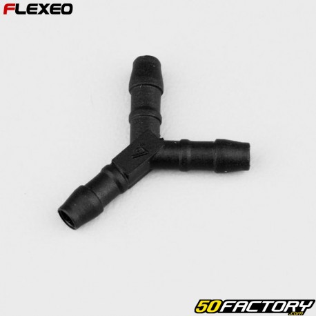 Black Flexeo Ã˜4 mm Y-hose connector