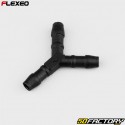 Conector de manguera en Y Flexeo negro Ã˜4 mm