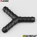 Black Flexeo Ã˜10 mm Y-hose connector