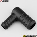 L-shaped hose connector Ã˜25-18 mm Flexeo black