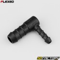 L-shaped hose connector Ã˜12-6 mm Flexeo black