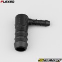 Conector de mangueira em forma de L Ã˜14-6 mm Flexeo preto