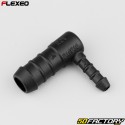 Conector de manguera en forma de L Ã˜14-6 mm Flexeo negro