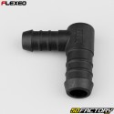 L-shaped hose connector Ã˜16-12 mm Flexeo black