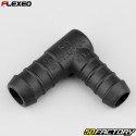 Conector de manguera en forma de L Ã˜16-14 mm Flexeo negro