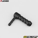 Conector de manguera en forma de L Ã˜8-4 mm Flexeo negro