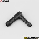 Conector de manguera en forma de L Ã˜8-6 mm Flexeo negro