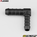 Conector de manguera en forma de L Ã˜12-10 mm Flexeo negro