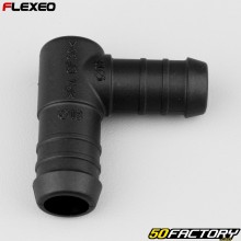 Conexão de mangueira em forma de L Ø18-16 mm Flexeo preto