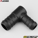 Conector de manguera en forma de L Ã˜20-16 mm Flexeo negro