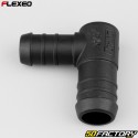 Conector de mangueira em forma de L Ã˜20-16 mm Flexeo preto