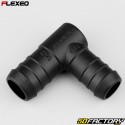 Conector de mangueira em forma de L Ã˜20-18 mm Flexeo preto