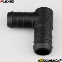 L-shaped hose connector Ã˜20-18 mm Flexeo black