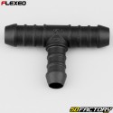 Raccord de durites en T Ø14-14-12 mm Flexeo noir