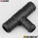 Ã˜22-22-18 mm Raccordo a T Flexeo nero