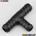 Raccord de durites en T Ø16-16-14 mm Flexeo noir