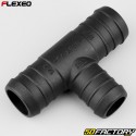 Raccord de durites en T Ø25-25-22 mm Flexeo noir