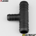 Ã˜22-22-16 mm Flexeo T-hose fitting black