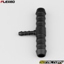 Ã˜10-10-4 mm Raccordo a T Flexeo nero